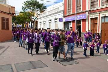 Marcha de escolares por la igualdad en Telde (Foto TA)